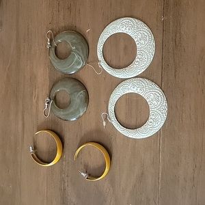 A31 Bundle of 3 earrings